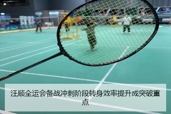 汪顺全运会备战冲刺阶段转身效率提升成突破重点